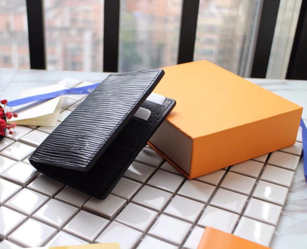 Top quality real leather Mon wallet card holders more letter credit card bus card wallets for men women with box 8x11cm M63145 11