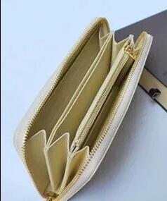 Brand hot men's and women's holding a purse single zipper banknotes folder card wallet clutch bag no box 4 color