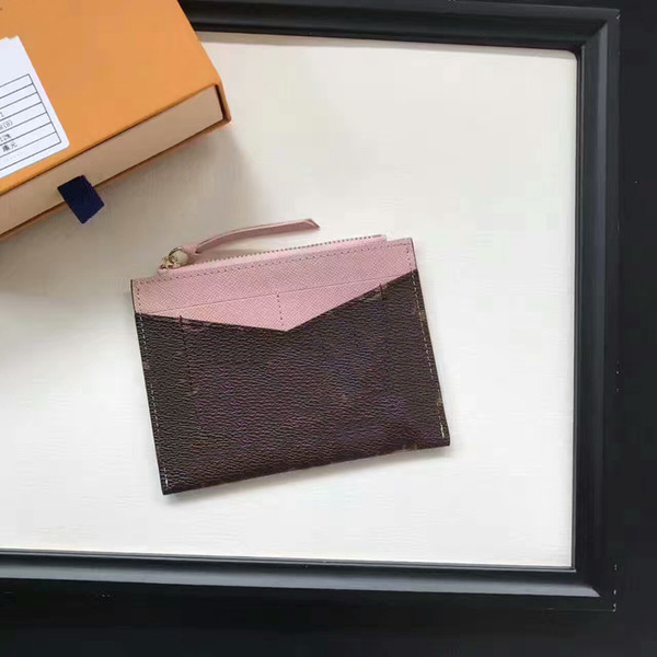 Famous New Short Card Credit holders Wallets Women's Genuine Leather pocket Purse Fahion Bags With box 60 Have Dust Bags M62257