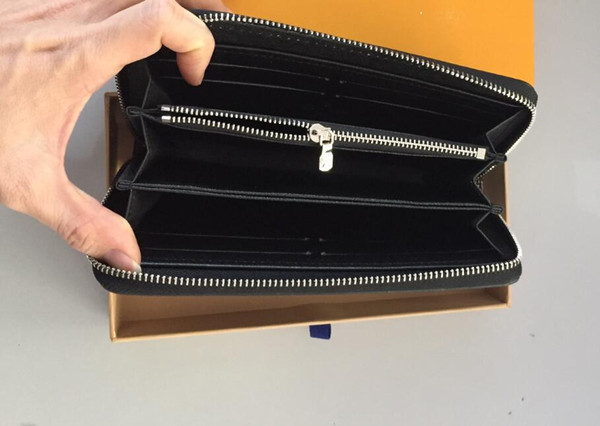 2019 Hot Selling Wallet Long Design Women Wallets Leather High Grade Clutch Bag Zipper Coin Purse Handbag 60017