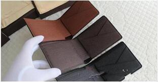 2016 Mens Brand Leather Wallet, Men's pvc Leather With Wallets For Men Purse Wallet Men Wallet with box free Epacket shipping