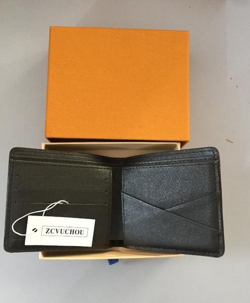 60895 Hot sale! brand men short Wallet, classic fashion male patchwork purse with coin pocket &card holder with gift box