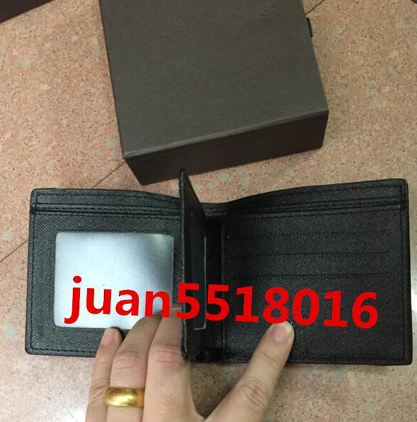 With Box Mens Luxury Designer Brand Wallet 2018 New Men's Leather With Wallets For Men Purse Wallet Men Wallet