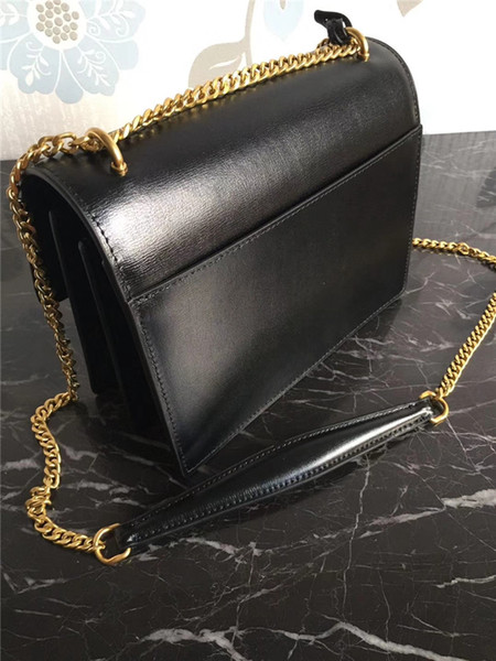 2109 leather original hardware handbag shoulder bag gold chain manufacturers lowest price free shipping size 22 * 16 * 9CM