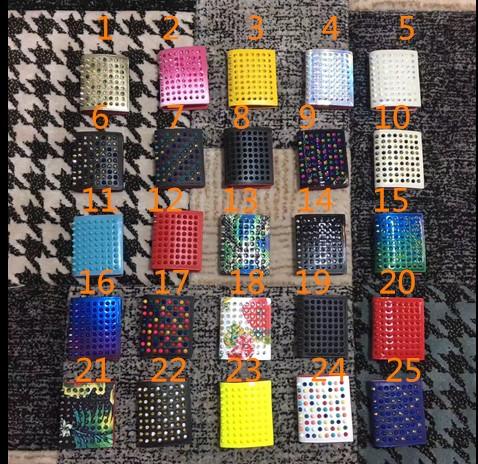 2018 Women Men Short Clutch Purse Pigalle Spiked Money Clips Wallet Fashion Rivet Carteira Feminina Bolsa Designer Studded Clutch