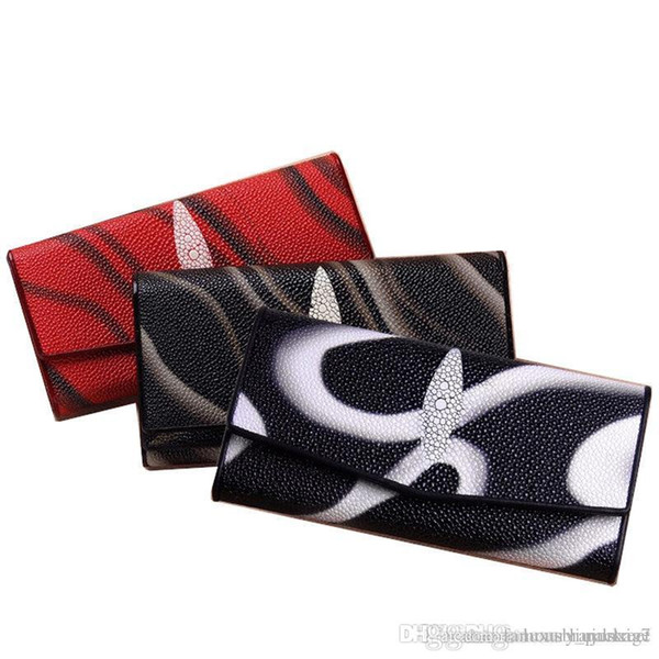 New women's wallet long Korean version of the trend of the clutch bag three fold wallet