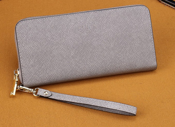 Hot Sale Fashion PU Leather Women Men Wallet Card Holders Clutch Bags Long Purse