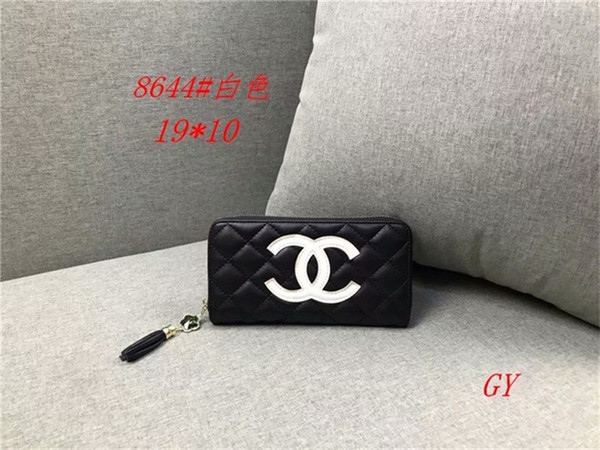 2019 New Fashion Men's and Women's wallet Women's Wallet Quality Leather Men's and Women's General Clutch Bag HY508644 Ladies handbag