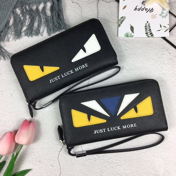 High-quality Fashion Cross-wallet Men's Card Wallets Pocket Bag Card Holder Fanny Style Zipper Long Phone Clutch Bag Purses