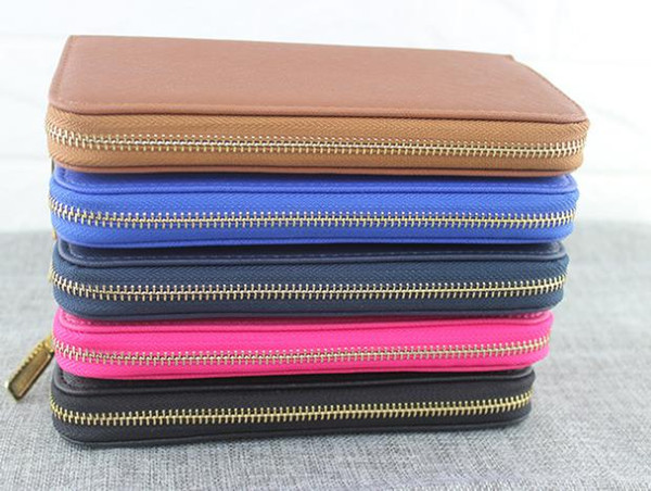 wholesale 2018 hot MI KEN famous brand fashion single zipper cheap luxury designer women pu leather wallet lady ladies long purse