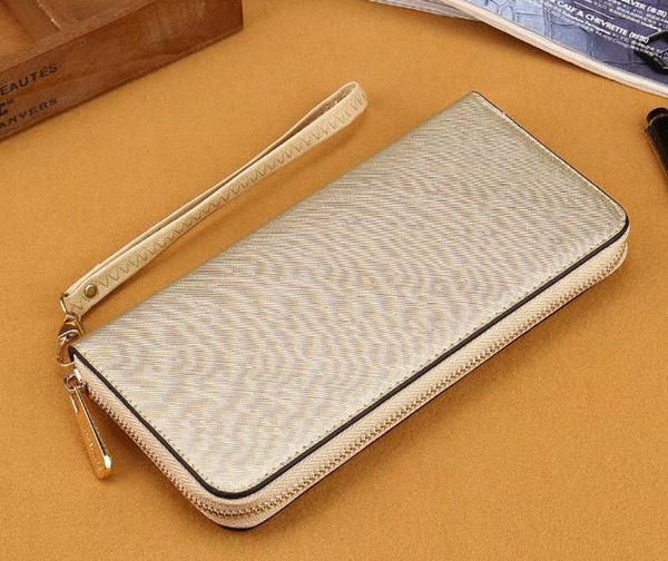 2019 Free ShippingHot Factory Wholesal! wholesale famous brand fashion single zipper cheap luxury designer women pu leather wallet lady lad