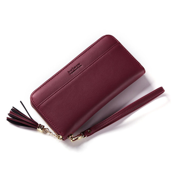 Women's Long Wallet Fashion Purse PU Leather Clutch Bag Zipper Coin Purse for Girls Lady Card Holder Pockets High Quality Handbags