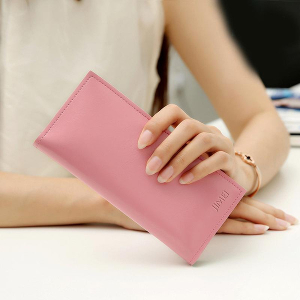 New Wallet Ladies Long Women Korean Original Ultra-Thin Card Purses Wallets Clutch Mini Bags Girl Cartoon Cute Women Totes