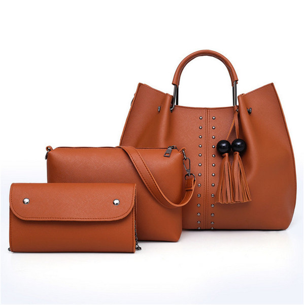 Hand Bags Size Big For Women B2B Marketplace Bolsos De Mujer A Three-Piece Set For Ladies