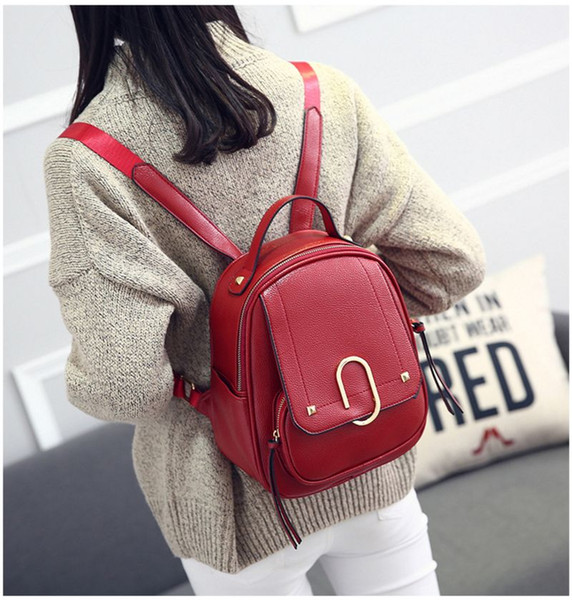 Vogue Star NEW fashion backpack women backpack Leather school bag women Casual style Little girl needs