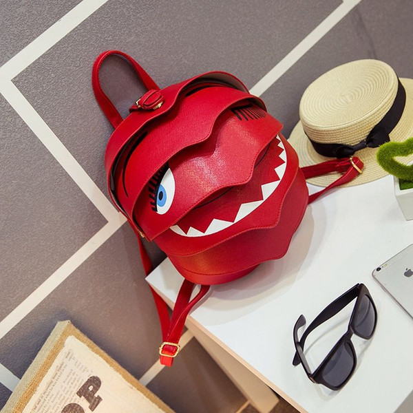 Women New Designer Bag Pangolin Beatles Single Shoulder Bag Backpack Gift Couple Lover Little monsters shark