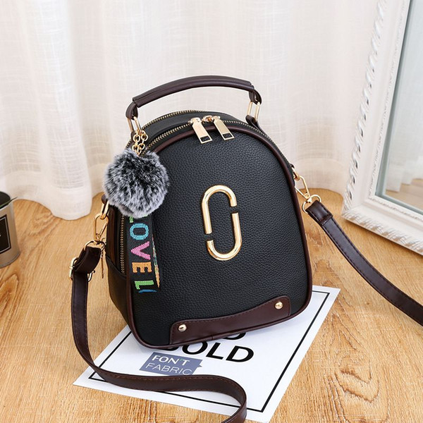 Women backpack new fashionable small bag ladies fashionable one shoulder package leisure school shopping girl handbag