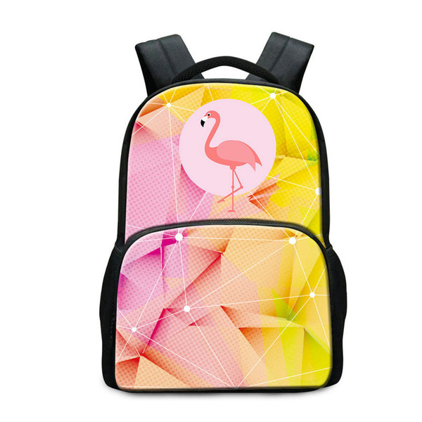 17 Inch Canvas School Bags For Students Cute Unicorn Printed Laptop Backpack For Teens Children Fashion Daily Daypack College Bookbag Rugtas