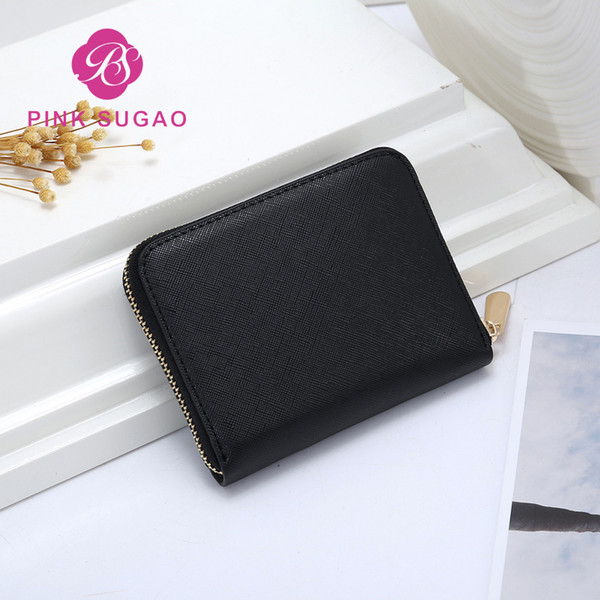 Pink sugao designer wallets luxury women purses brand fashion clutch bags pu leather hot sales purse plain 9 colors for lady free shipping