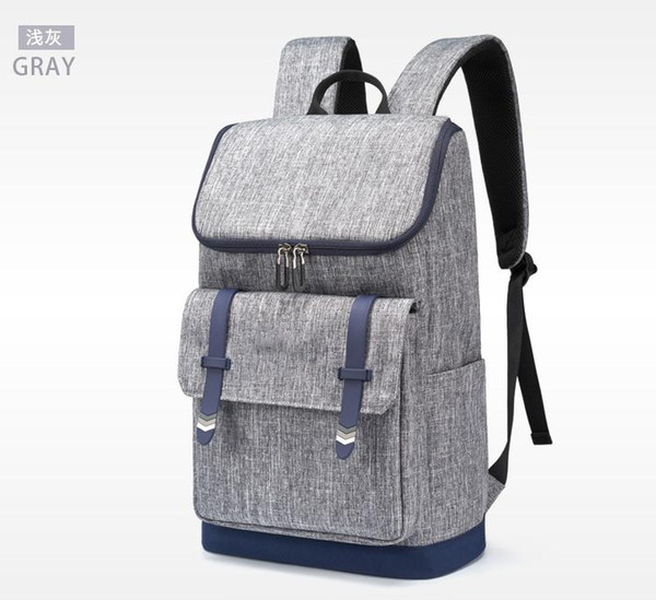 Men's backpack backpack bag male han edition leisure fashion college students travel laptop bag