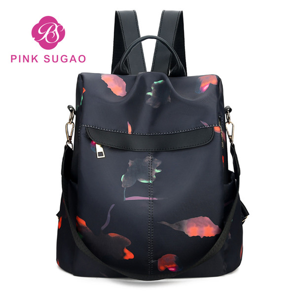 Pink sugao backpack women oxford backpacks anti-theft travel backpack large capacity outdoor bag