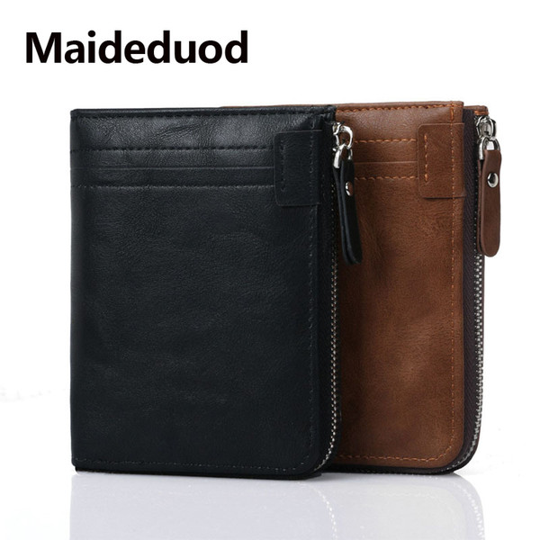 Wholesale and retail 2018 New Wallet Men Soft PU Leather wallet with removable card slots multifunction wallet purse male clutch top quality