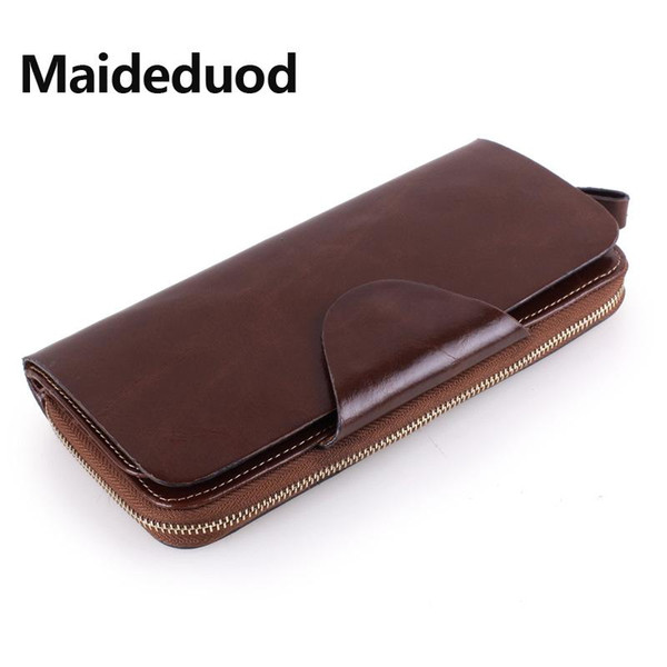 Free shipping Hot Sale Long Wallet Ms. Multifunctional Leather Banknote Clip Female Layer Leather Wallet Multi-card Card Package