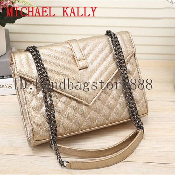 Fashion women famous MICHAEL KALLY brand luxury designer Messenger Bag Women Cross Body chain Bag Handbag Satchel Purse Cosmetic Bags