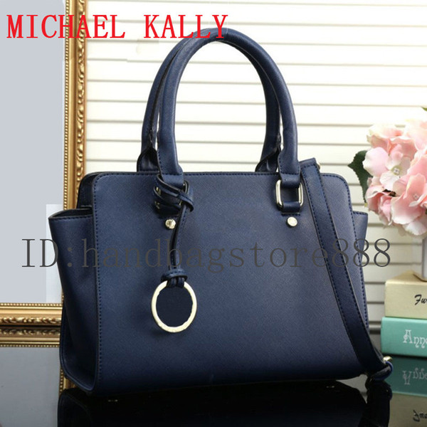 2018 fashion women brand Designer MICHAEL KALLY handbags small selma shoulder tote bags famous luxury purse PU leather summer beach handbag