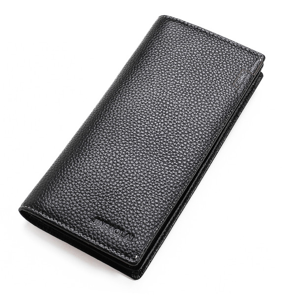 Hot Sales New Fashion Classic Vintage Men's Leather Long Wallet High Quality Design Bank Cards Credit Card Holders Men's Wallets.