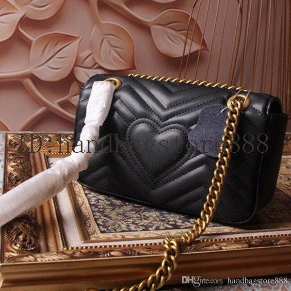 High Quality women bags MICHAEL TOM MARMONT Fashion purse Love heart Wave Pattern Satchel Shoulder Bag Chain bag ladies Crossbody