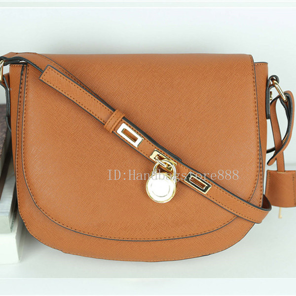 High quality lock handbag fashion women MICHAEL tom crossbody bag designer saddle purse lady hasp message bags female