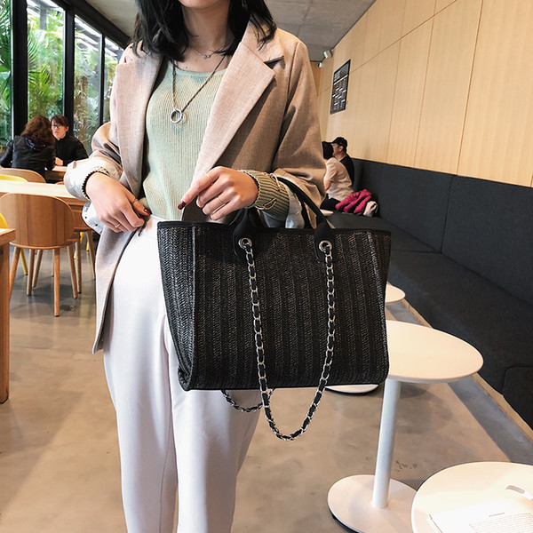 2019 Fashion Plaid Large Capacity Pillow Case Personality Casual Handbag Travel Bag Shoulder Bag Wholesale 093-924