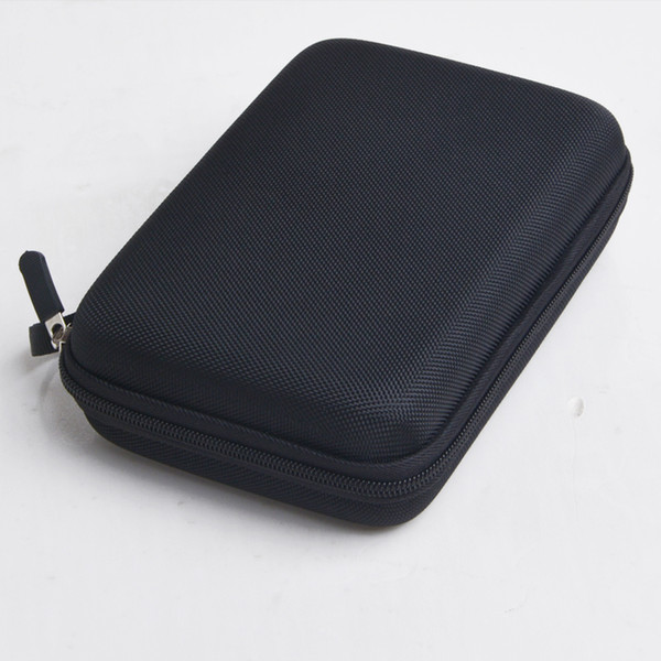 Waterproof Zipper Outdoor Hard EVA Small Cigar Case Holder Travel Cigar Humidor Box Storage Pouch Black