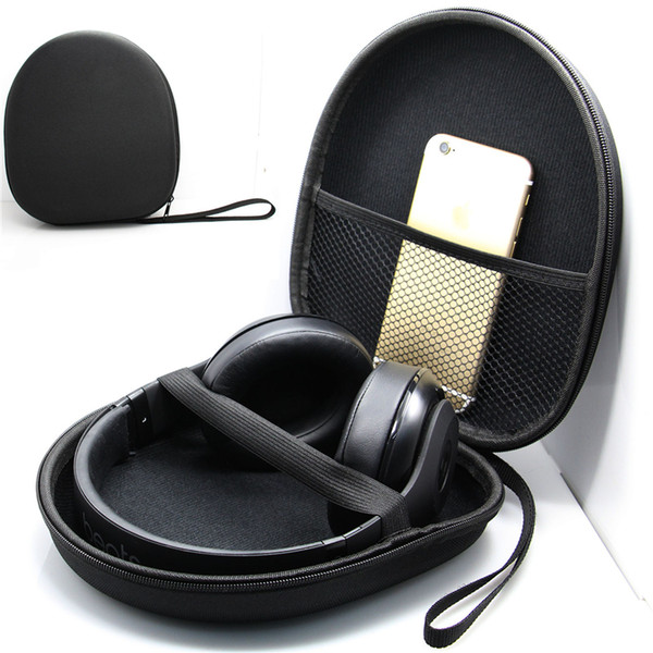 2018 Newest Over Ear On Ear Headphone Headsets Travel Carrying Bags Nylon Hard Cover Box Pouch Groups Case