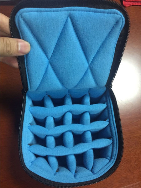 Portable 15ml/20ml E-liquid Bottles Holder Pocket Double Zipper Bag Canvas Carry Tool Case Storage Pouch Manufacturer