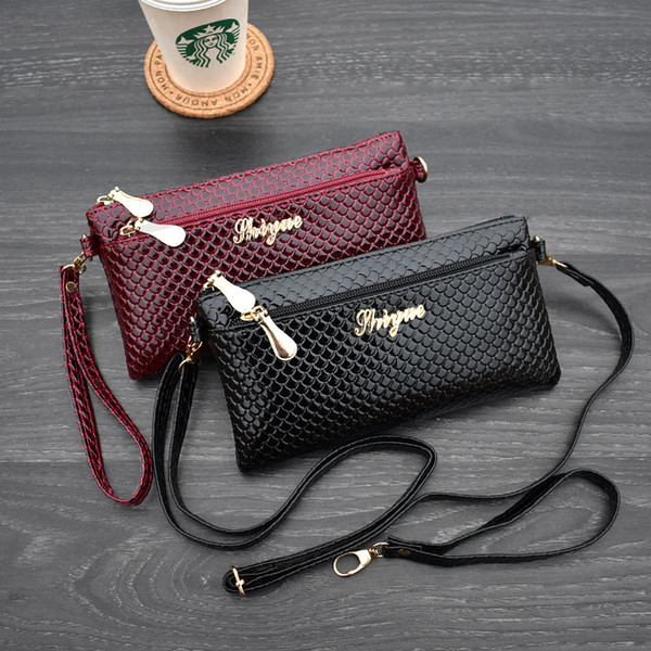 Women Clutch Bag Simple Black PU Leather Handbag Envelope Bag Small Clutches for Women Phone Money Bag Female Handbag sac a main