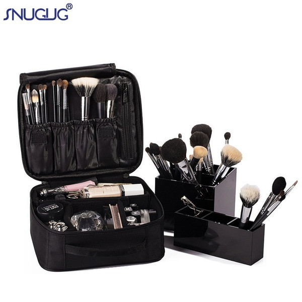 Snugug Brand Women Multilayer Professional Makeup Bag Travel Portable Cosmetic Box Storage Case Ladies Large Capacity Suitcase Y190702