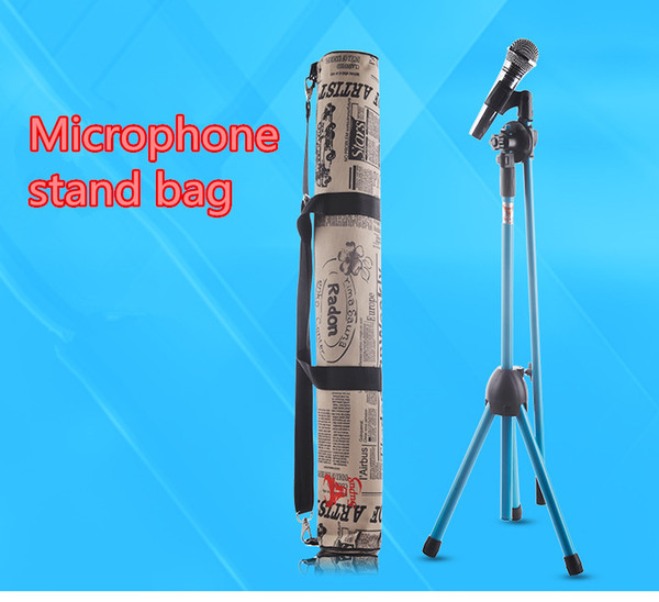 Microphone stand bag triangle vertical folding microphone stand waterproof portable soft shoulder case cover backpack