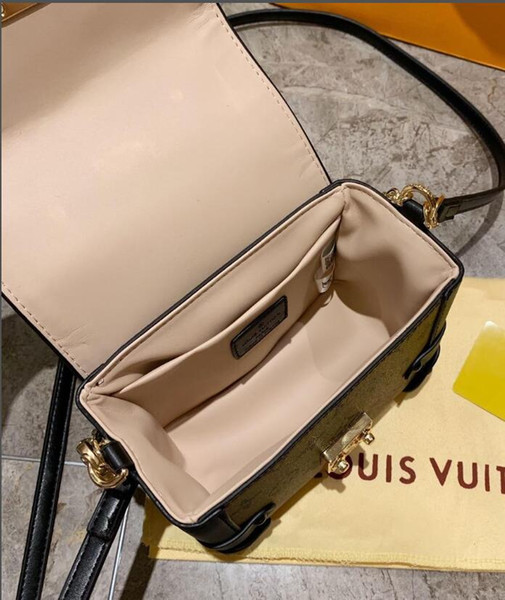 New Wild Shoulder bag Genuine Leather embossed fashion Women bag chain Crossbody Fashion bucket bag tide NO BOX