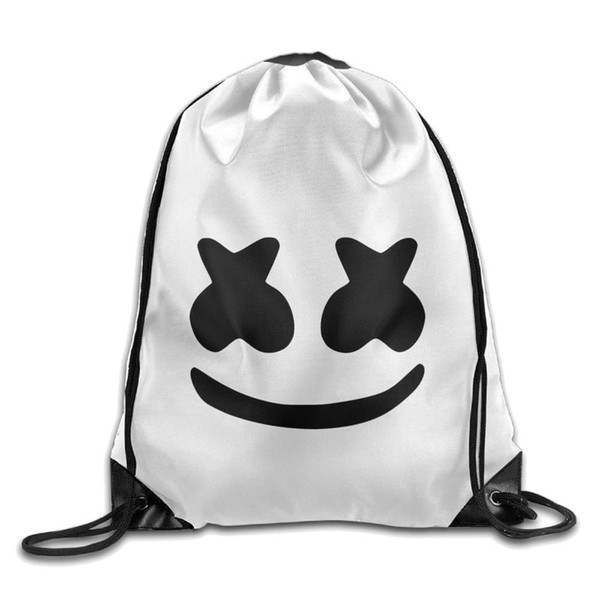 Designer-DJ Marshmallow bag Polyester Backpack Festival Halloween Festival Outdoor Drawstring Travel Shoulder Bag for teenagers MMA1528