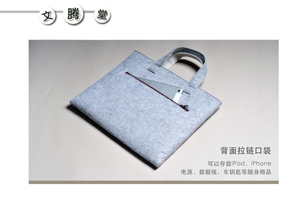 Designer-Laptop factory outlets felt blankets briefcase computer bag blankets package bag blankets