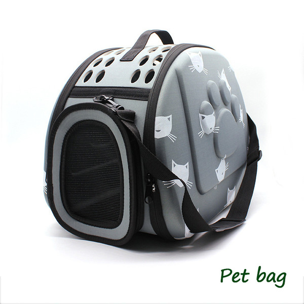 2019 New EVA folding pet bag portable cat dog rabbit To go out bags