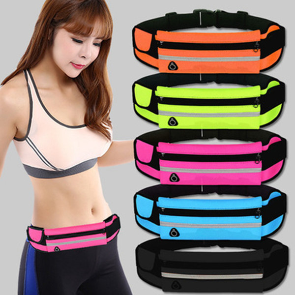 Running Waist Bag Sport Pack Cycling Bag Outdoor Travel Racing Hiking Gym Fitness Waterproof Waist Bag ZZA228