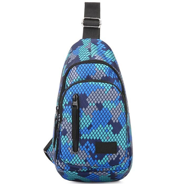 Top Selling Brand New Casual Men Waterproof Nylon Single shoulder knapsack for Men and Women Outdoor Camouflage Chest Bag High Quality