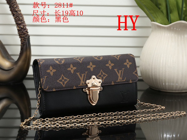 2018, new, trend, Korean version, wild, one shoulder, crossbody, fashion, presbyopia, chain bag.