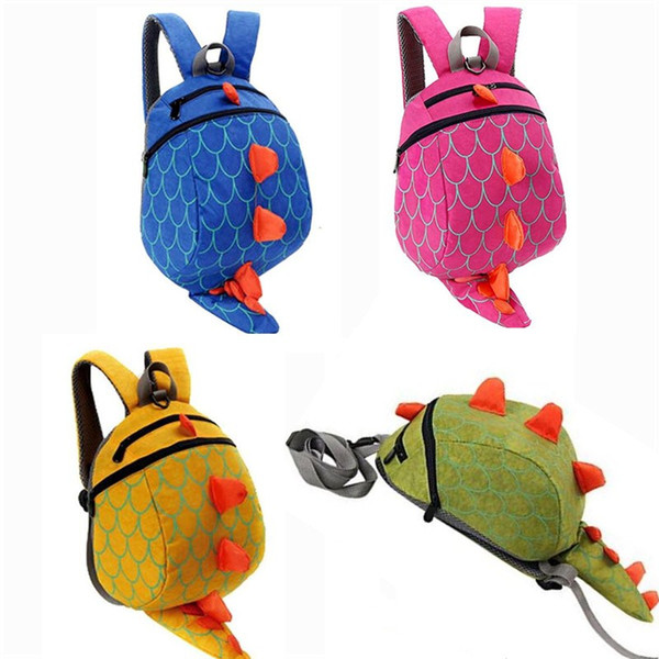 Dinosaur Anti lost backpack for kids Children Backpack aminals Kindergarten School bags for 1-4 years 0161