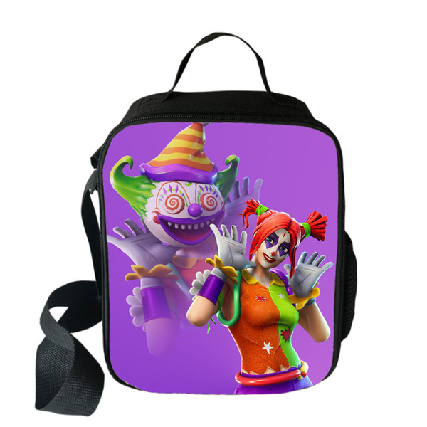 Game Fortnite Lunch Bags for Kids reusable school lunchbags totes picnic box women thermal fortnight design