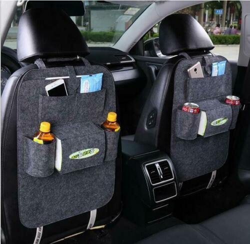 Car Back Seat Felt Storage Organizer Bag Pouch For Tablet Phone Book Magazine Toys Bottle