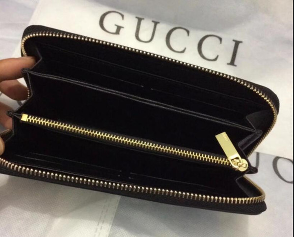 2018 wallet men's hand bag leather hand bag long zipper cattle leather wallet multi-card grip bag